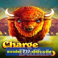 wonder 777 slots.com